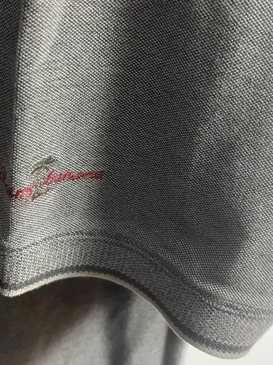 Tommy Bahama Men’s XL Charcoal Gray Polo Shirt | Classic Casual - Picture 4 of 5